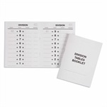 Division Tables Booklets | Nienhuis Montessori